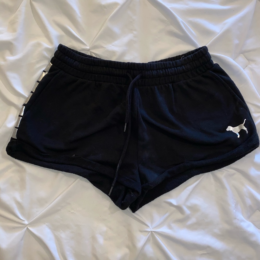 Pink Victoria’s Secret lounge shorts